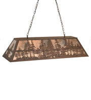 48" Long Mountain Pine Forest Pendant 3 | The Cabin Shack