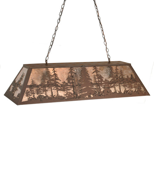 48" Long Mountain Pine Forest Pendant 3 | The Cabin Shack