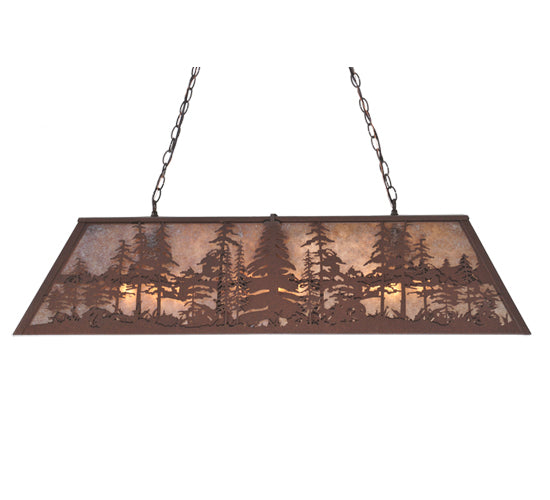 48" Long Mountain Pine Forest Pendant 4 | The Cabin Shack