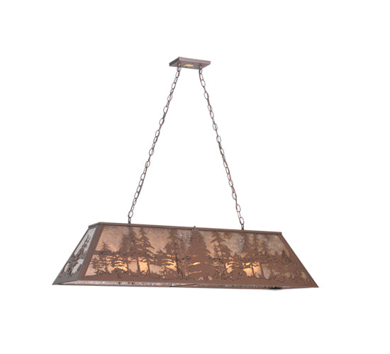 48" Long Mountain Pine Forest Pendant 5 | The Cabin Shack
