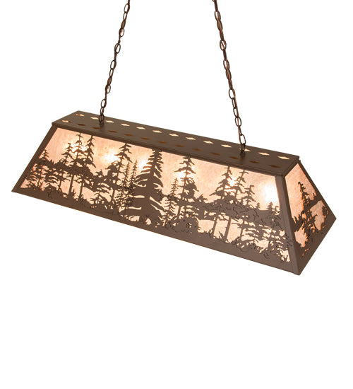 48" Long Mountain Pine Forest Pendant 2 | The Cabin Shack