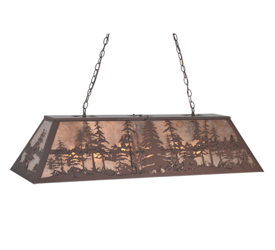 48" Long Mountain Pine Forest Pendant 7 | The Cabin Shack
