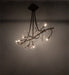 48" Long Whistling Pine Chandelier 4 | The Cabin Shack