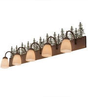 48" Wide Pine Forest Vanity Light 3 | The Cabin Shack