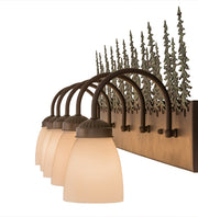 48" Wide Pine Forest Vanity Light 4 | The Cabin Shack