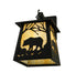 Black Majestic Woodland Bear Wall Sconce Under  | The Cabin Shack