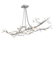 72" Long Silver Pine Chandelier | The Cabin Shack