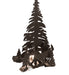 77" High Pine Tree Deer Floor Lamp 2 | The Cabin Shack