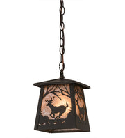 Brown Deer Pine Trail Pendant Close Far  | The Cabin Shack