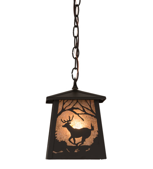 Brown Deer Pine Trail Pendant Front | The Cabin Shack