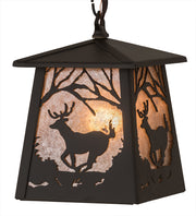 Brown Deer Pine Trail Pendant Close | The Cabin Shack