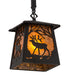 Brown Majestic Woodland Elk Pendant | The Cabin Shack