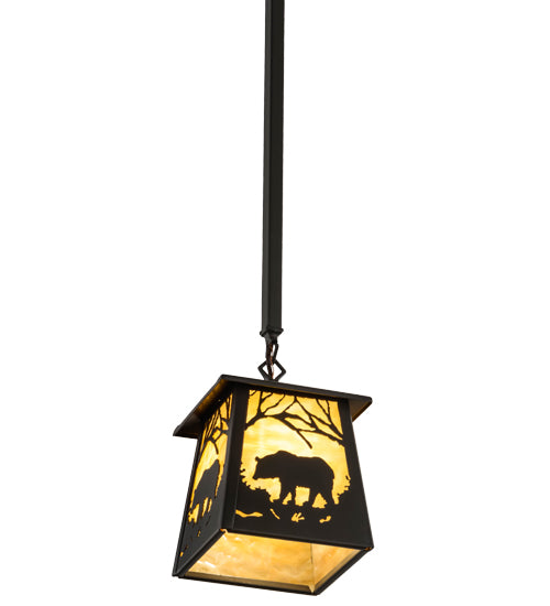 Timeless Bronze Woodland Forest Bear Pendant