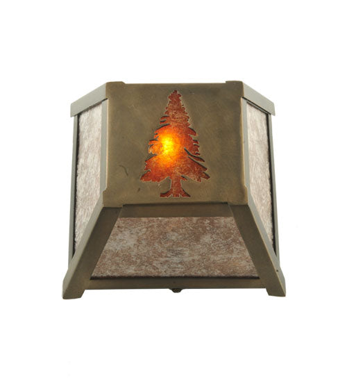 7" Wide Pine Forest Wall Sconce 3 | The Cabin Shack