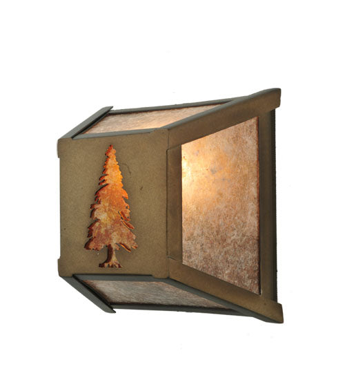 7" Wide Pine Forest Wall Sconce | The Cabin Shack