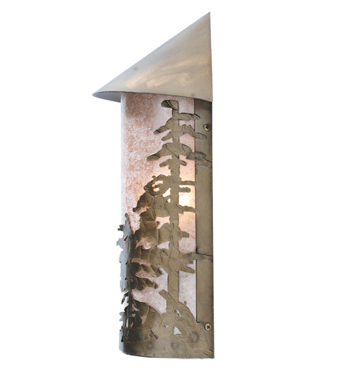 8.5" Wide Pine Forest Wall Sconce 1 | The Cabin Shack