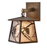Antique Copper Beige Pinecone Trailhead Wall Sconce | The Cabin Shack
