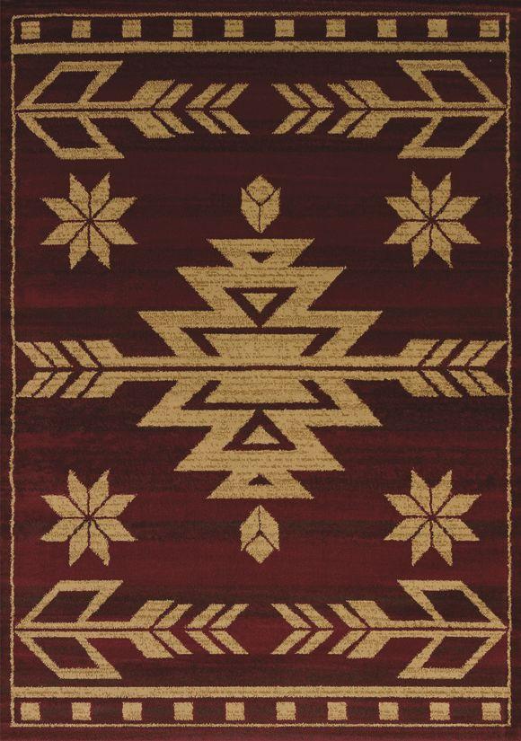 Aztec Mahogany Rug Overview | The Cabin Shack