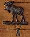Cabin Decor - Cast Moose Key Hook - Burl - The Cabin Shack