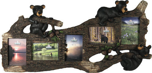 Cabin Picture Frames | Black Bears 5 Photo | The Cabin Shack