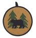 Cabin Decor - Bear Tracks Potholder - The Cabin Shack