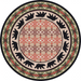 Cabin Rugs | Cozy Bears Lodge Rug Round | The Cabin Shack