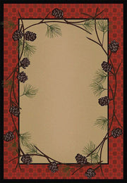 Cabin Rugs | Delicate Pines Lodge Rug | The Cabin Shack