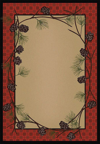 Cabin Rugs | Delicate Pines Lodge Rug | The Cabin Shack