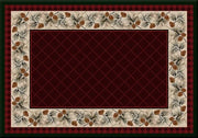 Evergreen Garnet Rug  | The Cabin Shack