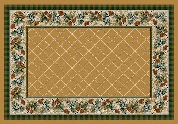 Evergreen Maize Rug  | The Cabin Shack