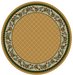 Cabin Rugs | Evergreen Maize Lodge Rug Round | The Cabin Shack