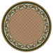 Cabin Rugs | Evergreen Sandstone Lodge Rug Round | The Cabin Shack