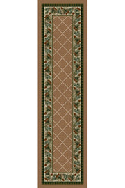 Cabin Rugs | Evergreen Sandstone Lodge Rug Runner | The Cabin Shack