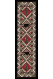 Cabin Rugs | Quilted Forest Lodge Rug Runner | The Cabin Shack