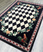 Rooster Kitchen Black Rustic Lodge Rug | The Cabin Shack
