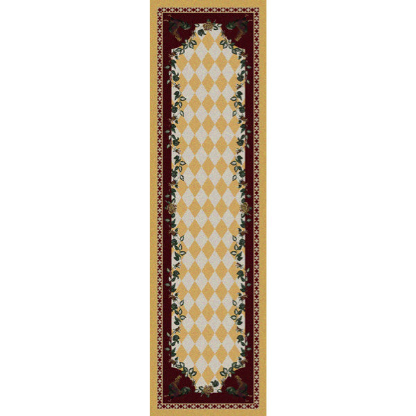 Rooster Kitchen Yellow Rug Collection