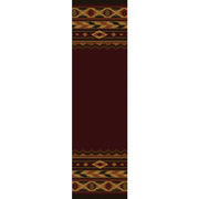 Southwest Blaze Rustic Lodge Rugs Runner | The Cabin Shack