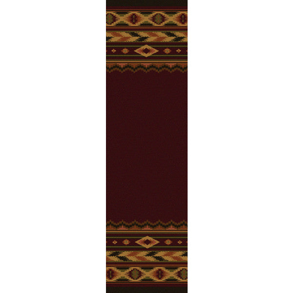Southwest Blaze Rustic Lodge Rugs Runner | The Cabin Shack