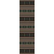 Southwest Corners Turquoise Rustic Rug Runner | The Cabin Shack