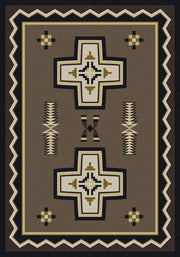 Southwest Cross Rustic Lodge Rug | The Cabin Shack