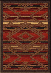 Southwest Spirit Rustic Lodge Rug 3x4 | The Cabin Shack