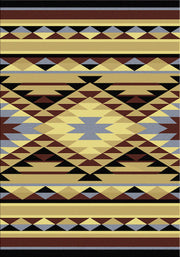 Southwest Sunrise Rustic Lodge Rug | The Cabin Shack
