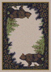 Cabin Rugs | Twin Bears Lodge Rug | The Cabin Shack