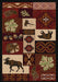 Cabin Rugs | Wildlife Picnic Lodge Rug | The Cabin Shack