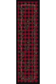 Cabin Rugs | Wooded Pines Red Lodge Rug Runner | The Cabin Shack