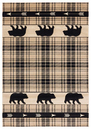 Camp Tan Triplets Rug Overview | The Cabin Shack