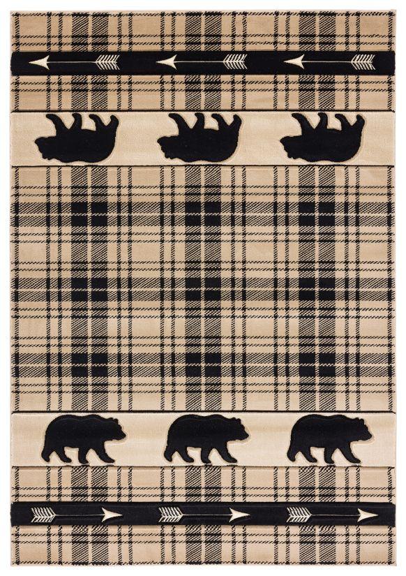 Camp Tan Triplets Rug Overview | The Cabin Shack