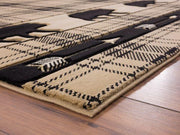 Camp Tan Triplets Rug Border | The Cabin Shack