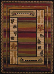  Canoe Trails Rug | The Cabin Shack
