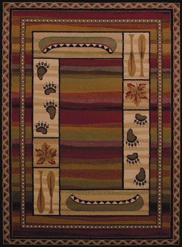  Canoe Trails Rug | The Cabin Shack